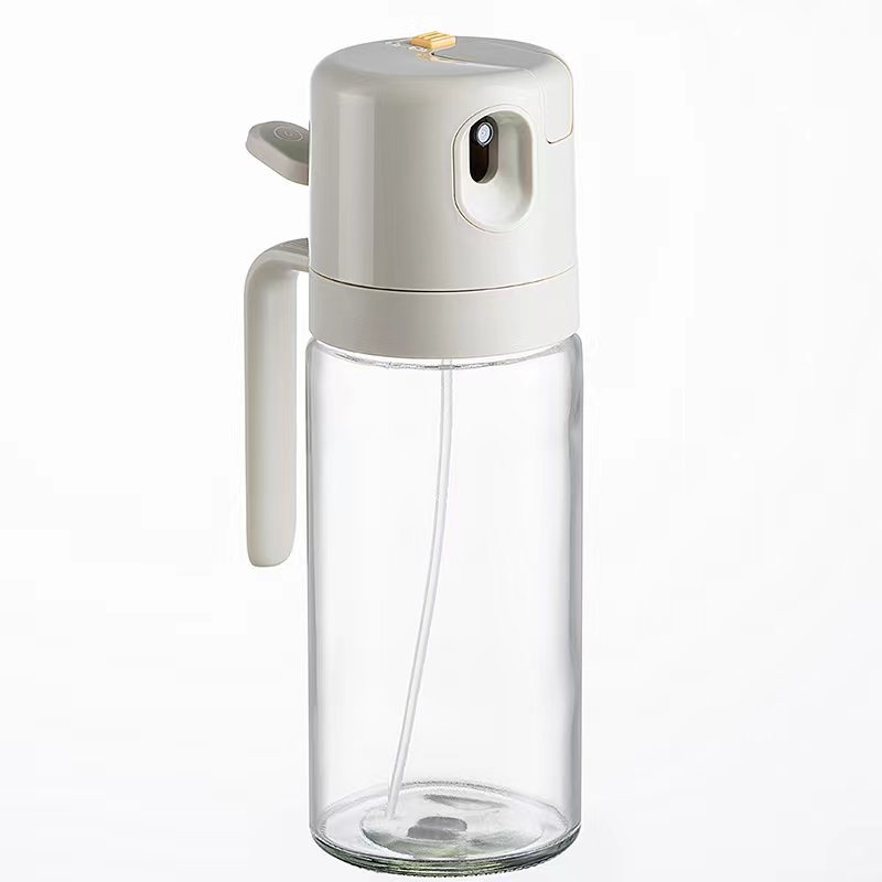 Botella rociadora de aceite 2 en 1, dispensador de aceite para cocinar barbacoas, rociador vertedor de aceite de oliva, pulverizador de aceite para hornear de cocina, botella de vinagre
