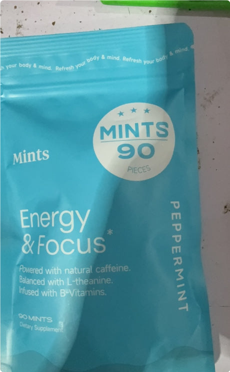 Pastillas de menta con cafeína Mint Energy