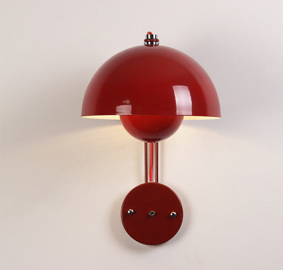 Lámpara de pared nórdica minimalista moderna creativa con forma de capullo de flor