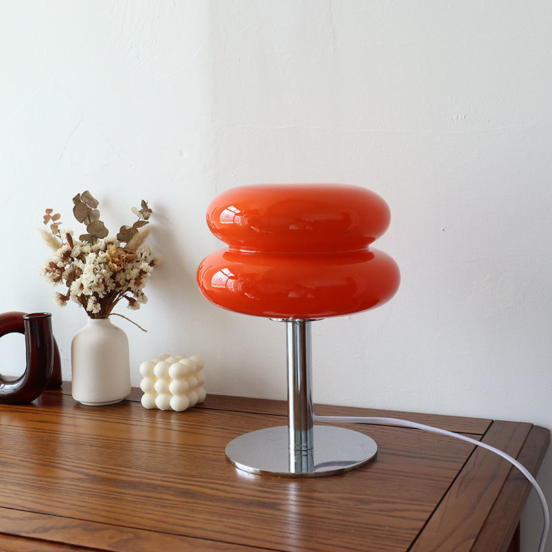 Lámpara de mesa nórdica minimalista de estilo rústico antiguo