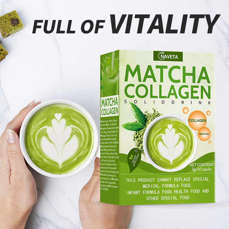 Colágeno con Glutatión en Polvo Sabor Matcha