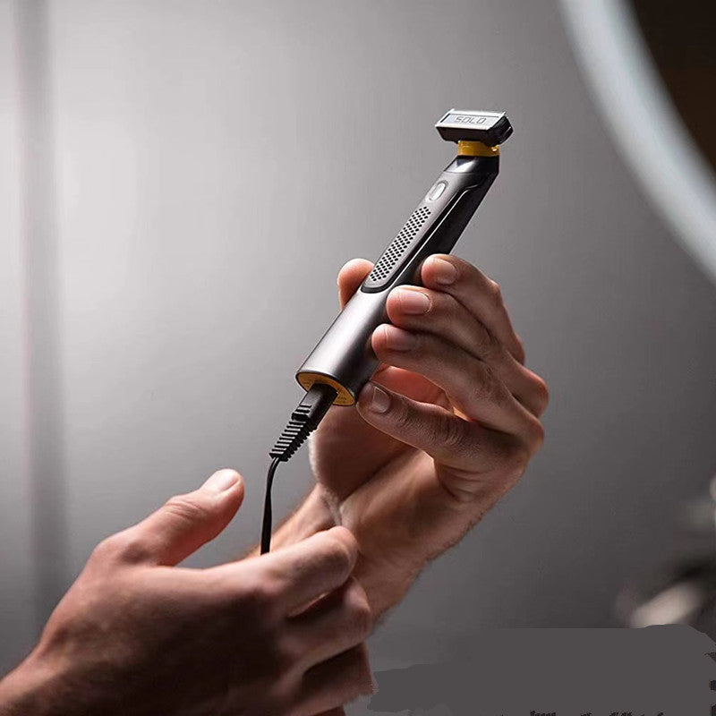 Afeitadora de precisión inalámbrica recargable Afeitadora recta para hombres Máquina de afeitar con cuchillas Cassettes de afeitado para barba Shavette
