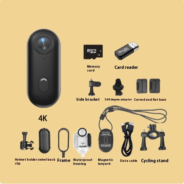 Cámara Deportiva Exterior Para Casco De Motocicleta Bicicleta Mini Cámara De Acción 4K Profesional Para El Cuerpo Y Cámaras De Video