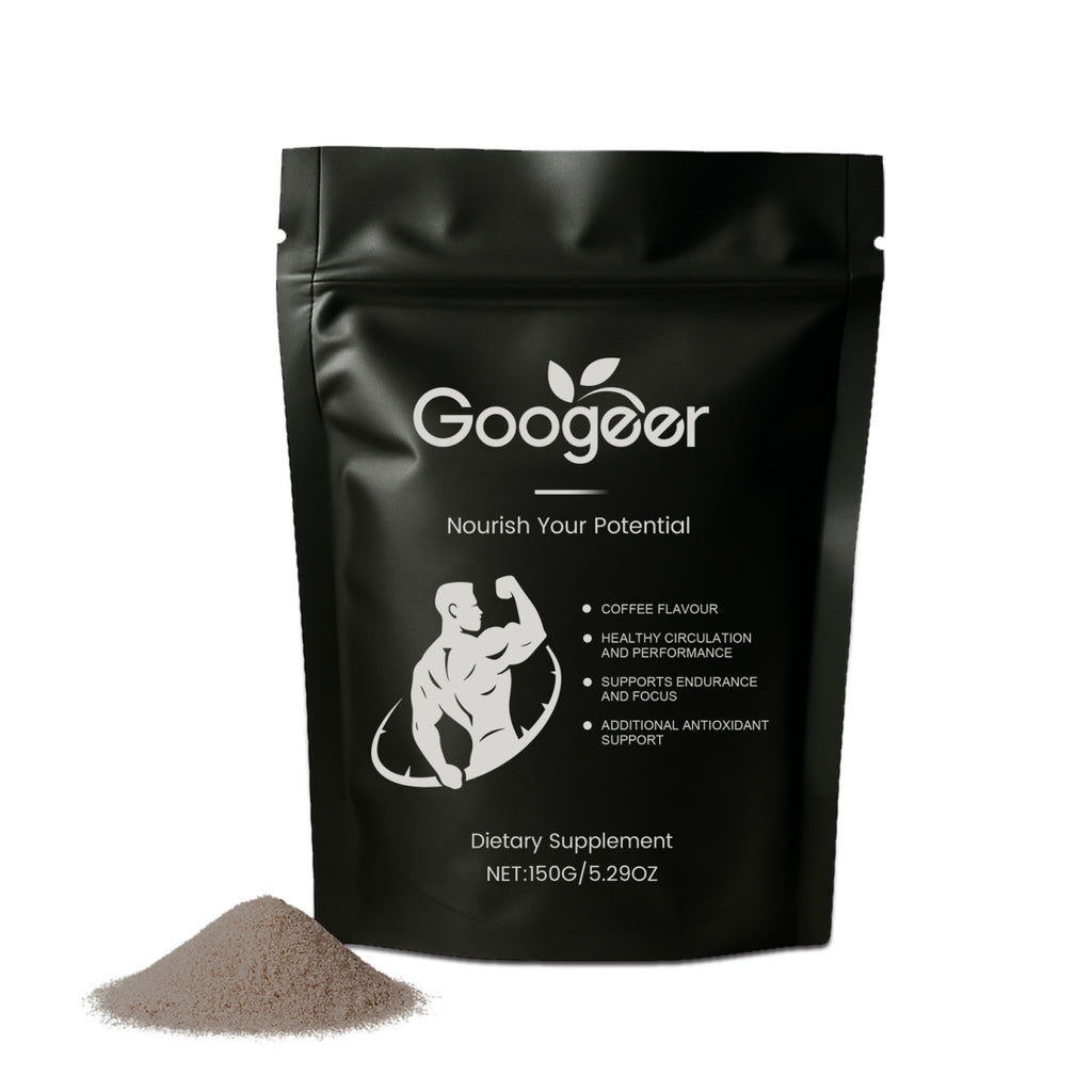 Suplementos energéticos para hombres en polvo de café