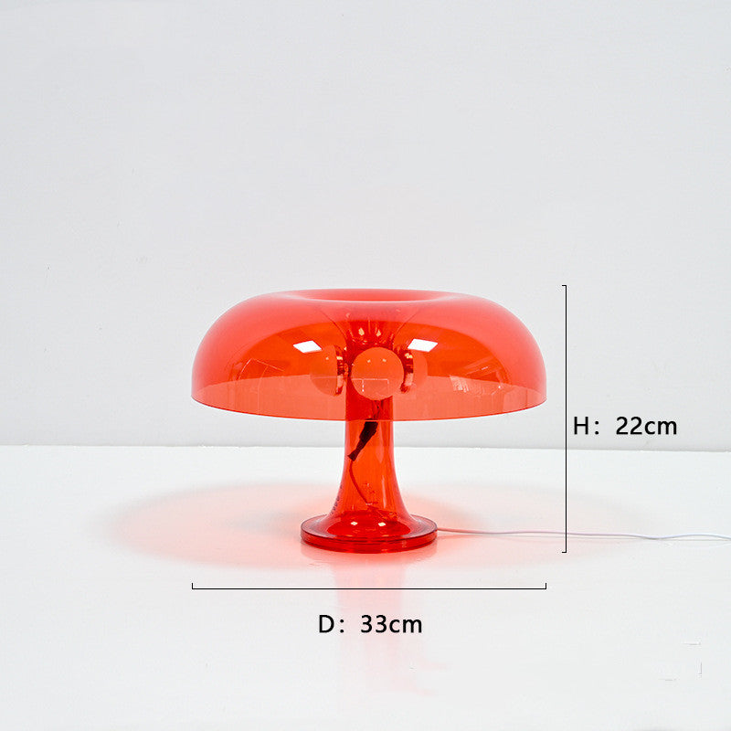 Lámpara de Mesa Decorativa de Iluminación Moderna Minimalista con Forma de Hongo
